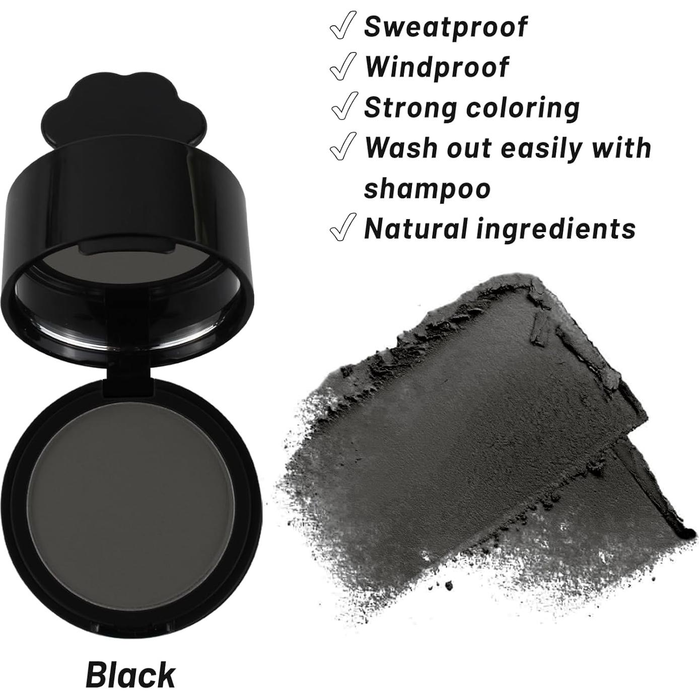 Polvo Retoque Raíces Negro Luxecolors - 49.6g Multiusos