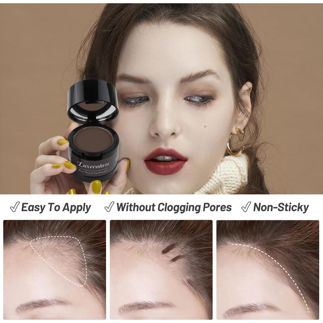 Polvo Retoque Raíces Negro Luxecolors - 49.6g Multiusos