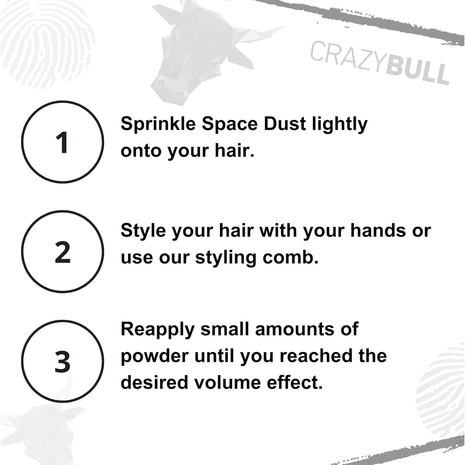 Polvo Texturizante para Cabello Crazy Bull Space Dust 19.84 g