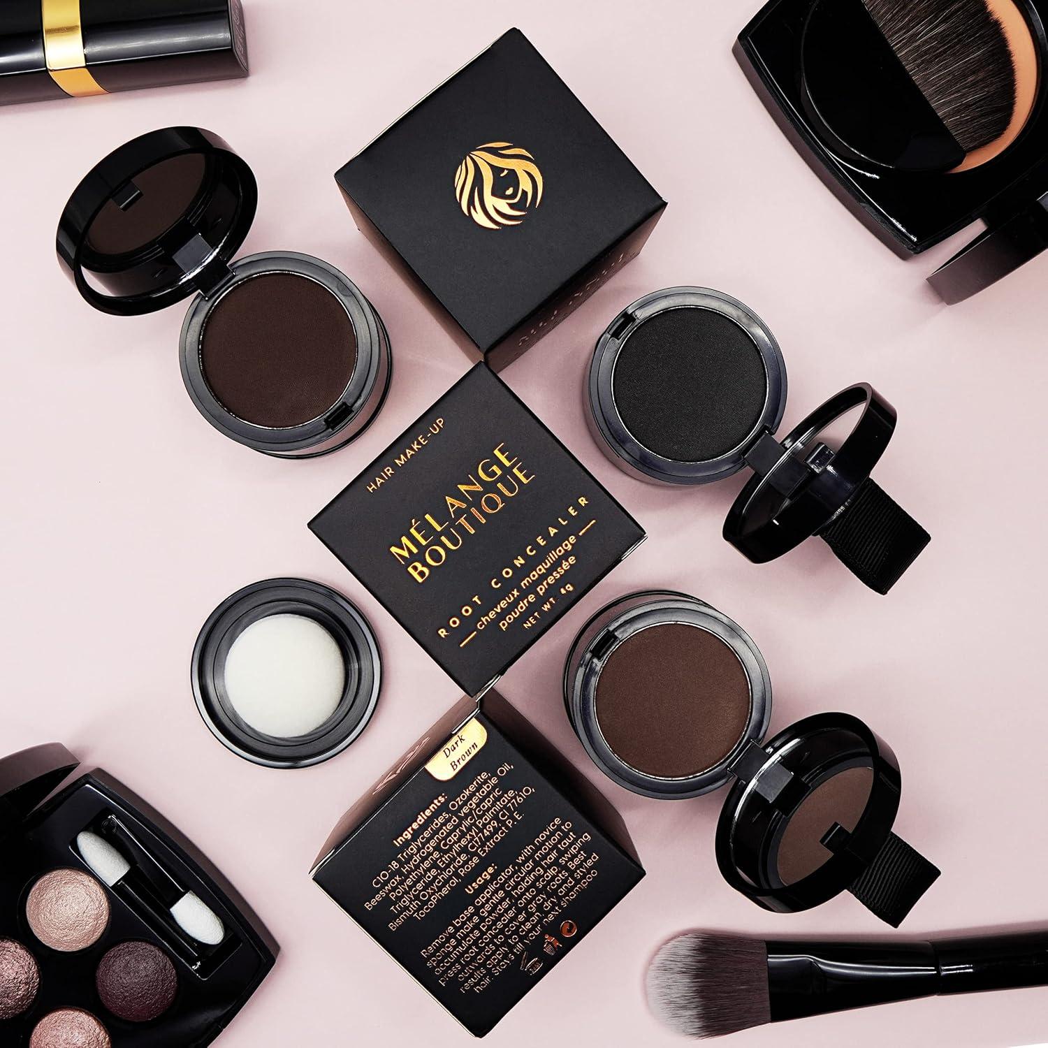 Polvo Corrector de Raíces Marrón Medio Mélange Boutique - 40g