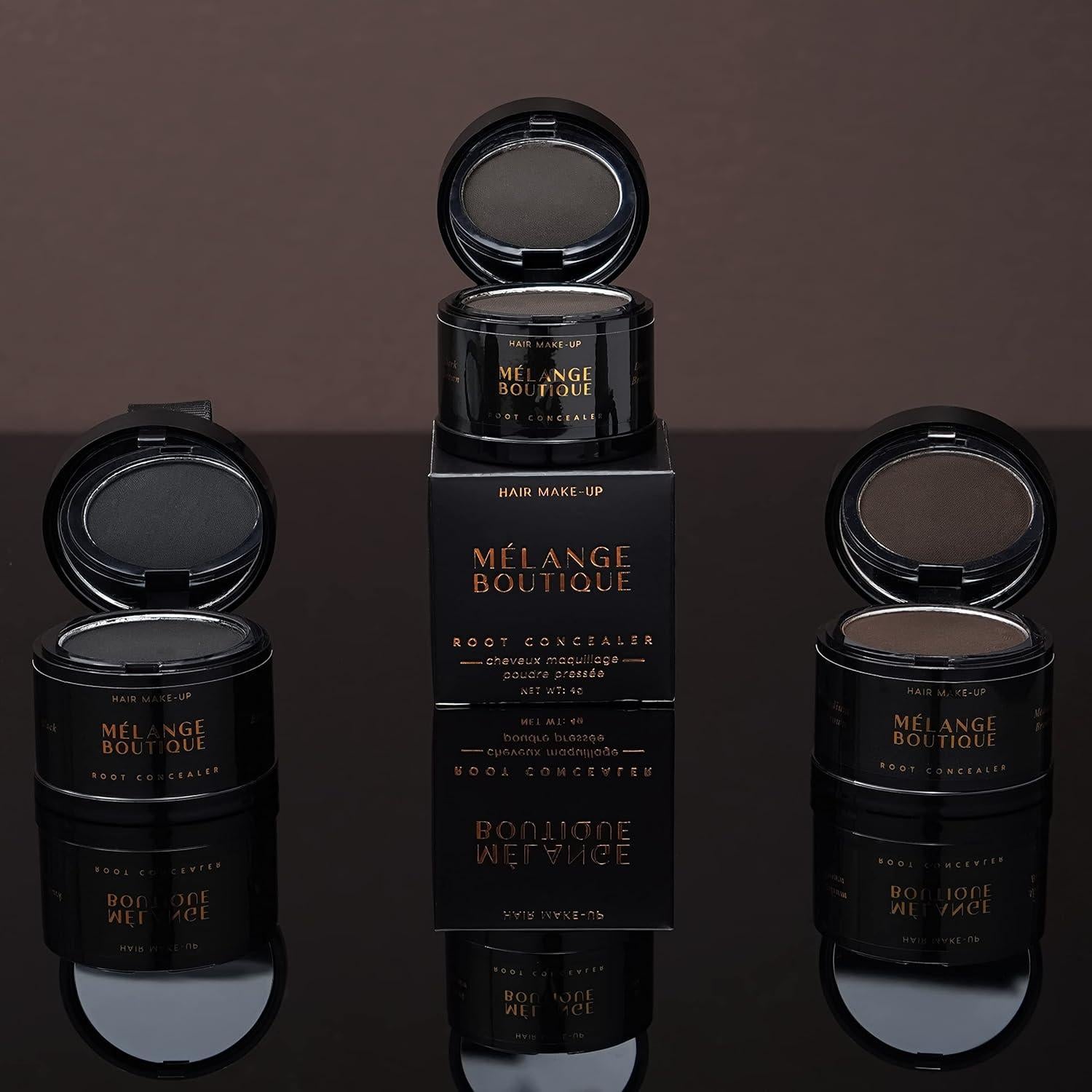 Polvo Corrector de Raíces Marrón Medio Mélange Boutique - 40g