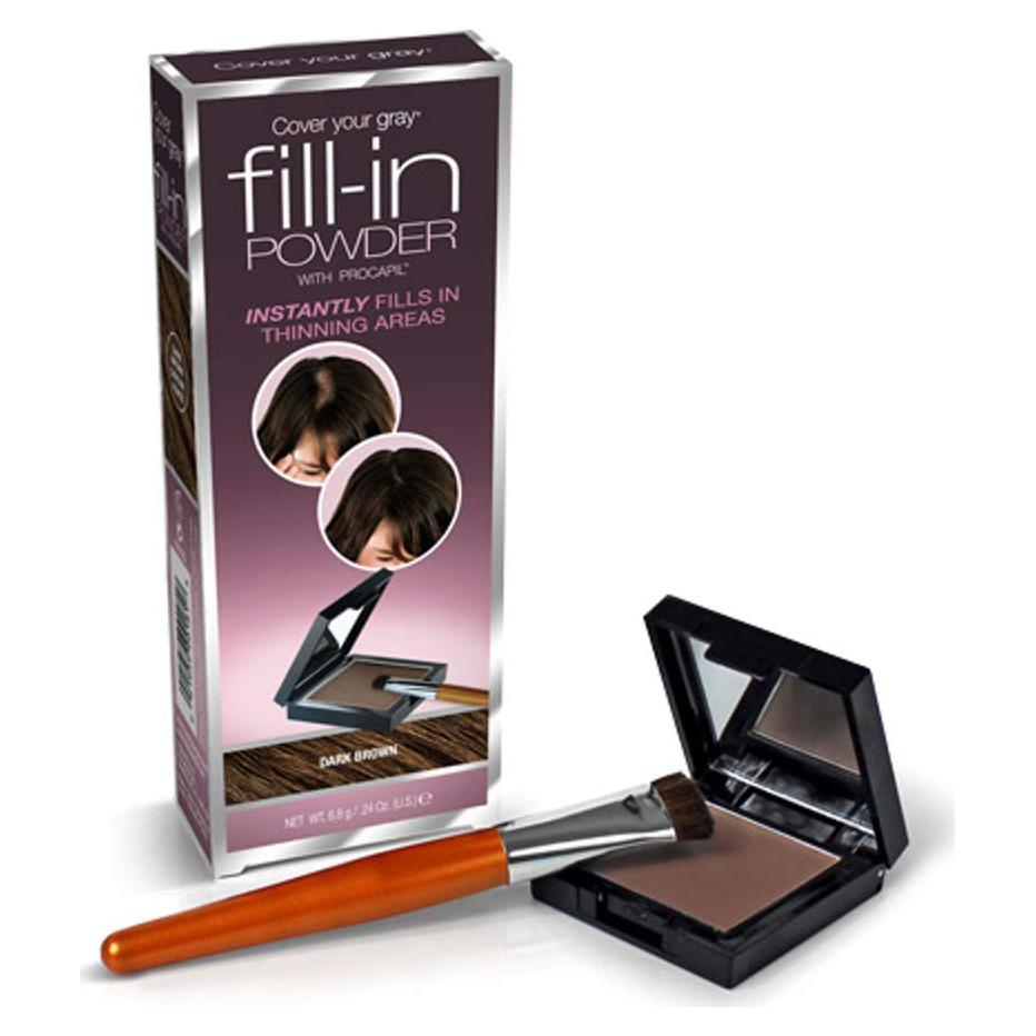 Polvo Relleno para Cabello Marrón Oscuro Irene Gari 72g