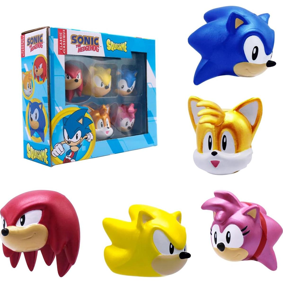 Caja Coleccionista Sonic The Hedgehog SquishMe - Set 5 Figuras
