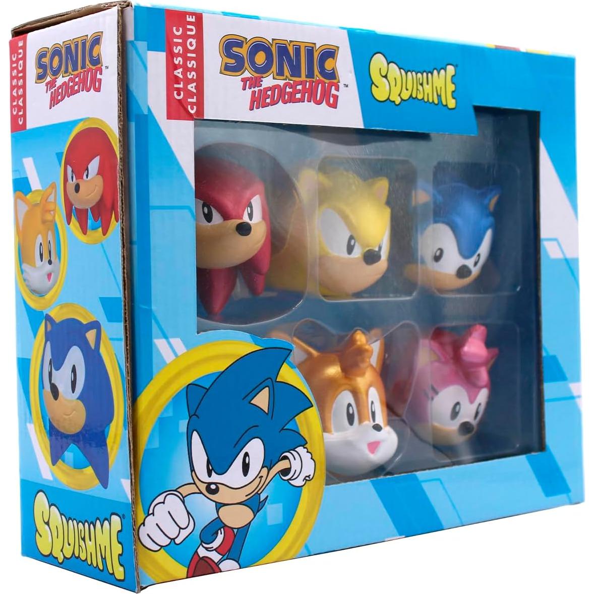 Caja Coleccionista Sonic The Hedgehog SquishMe - Set 5 Figuras