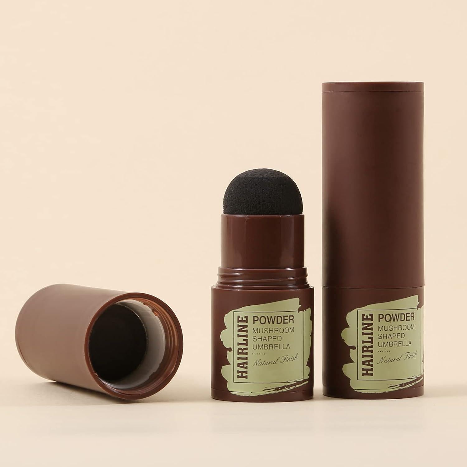 Stick de Polvo para Cabello Boobeen - Corrector Raíz Marrón