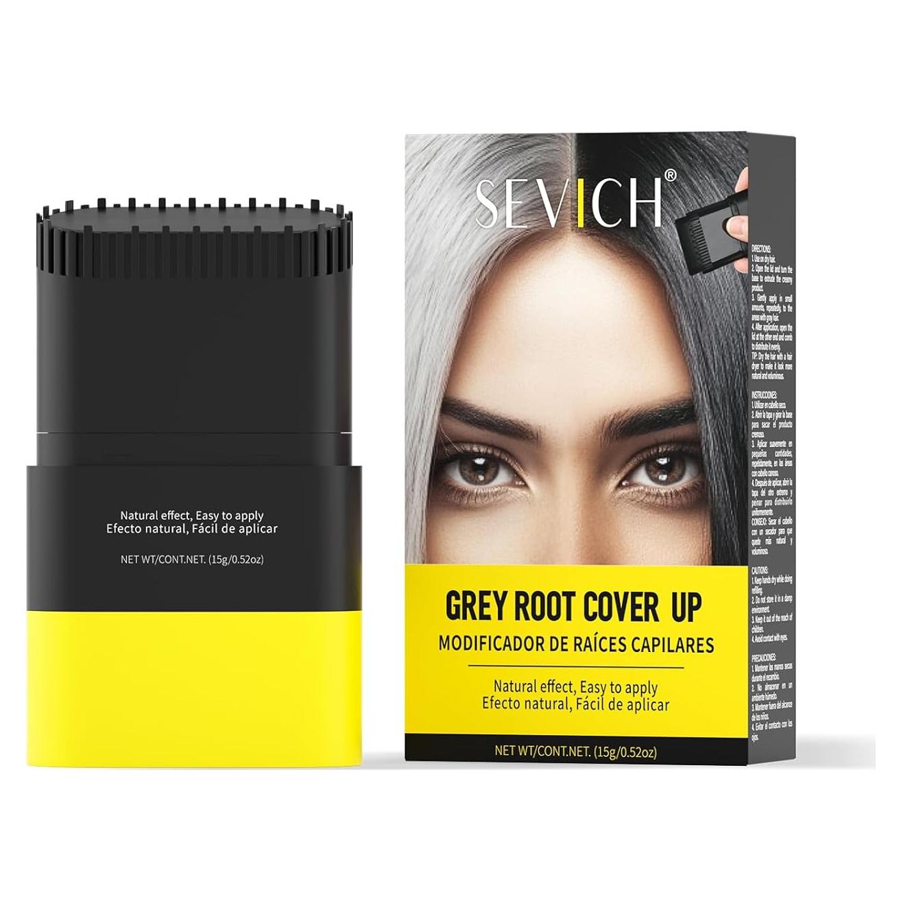 Stick de Retoque de Raíces Grises SEVICH 15g Marrón Medio