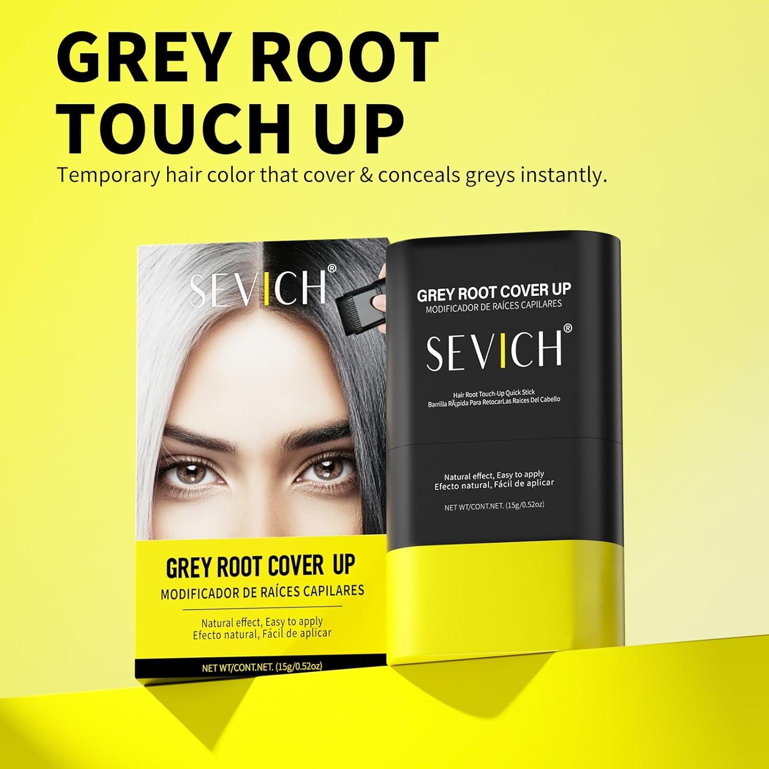 Stick de Retoque de Raíces Grises SEVICH 15g Marrón Medio