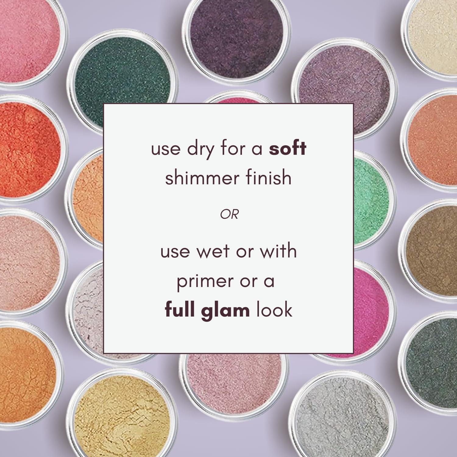 Paleta de Sombras de Ojos Giselle Cosmetics - Brillo Suelto Orgánico