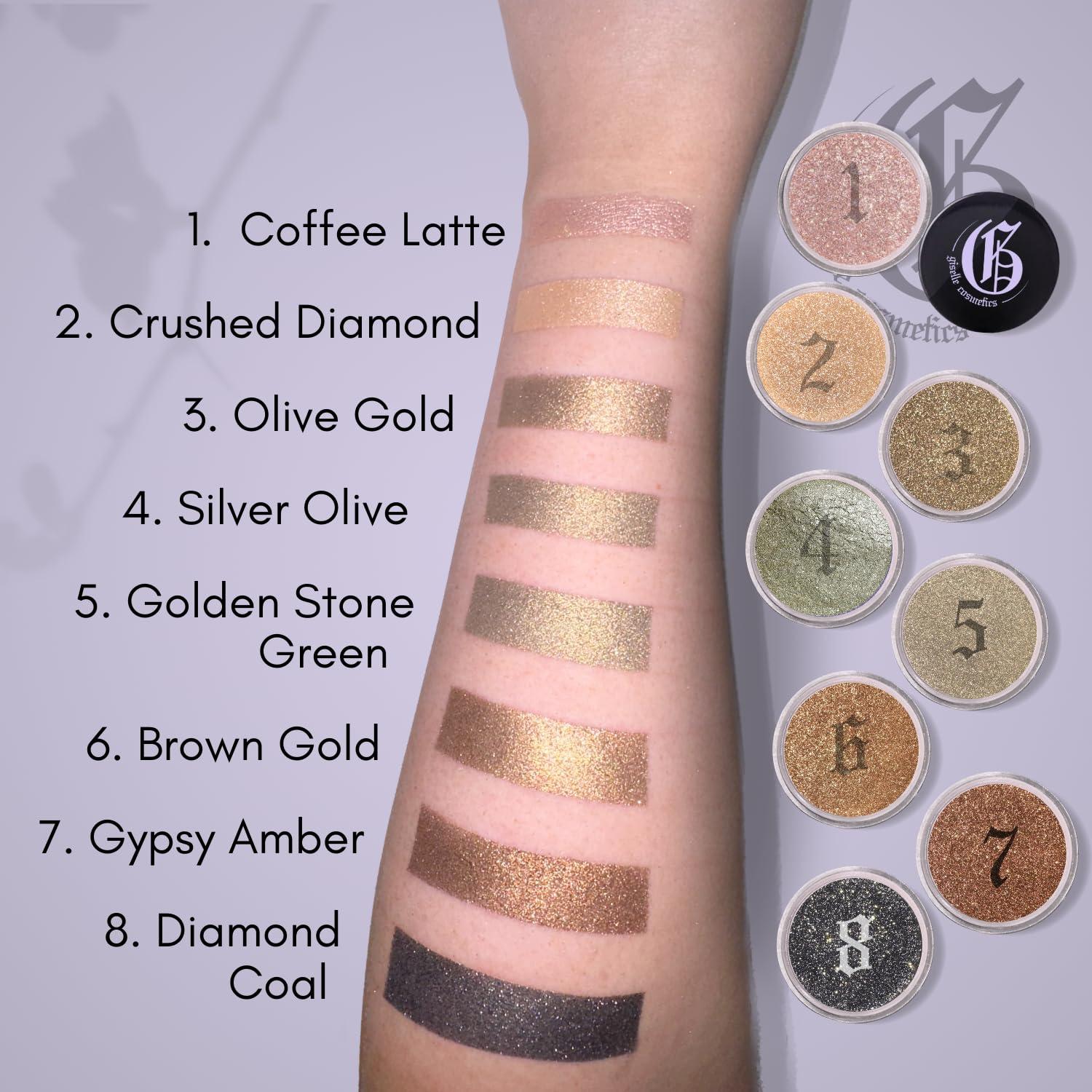 Paleta de Sombras de Ojos Giselle Cosmetics - Brillo Suelto Orgánico