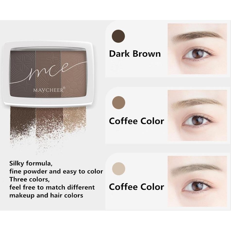 Polvo para Cejas UOCK 3 Colores Larga Duración 17.8g