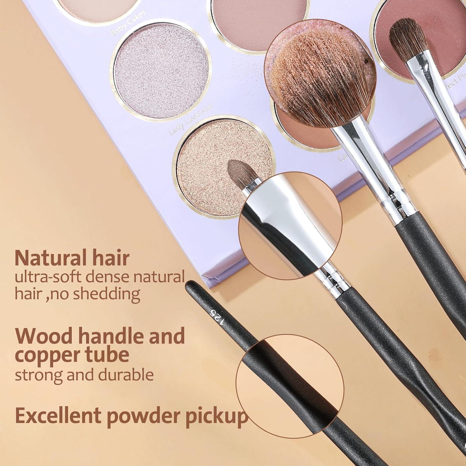 Conjunto de Brochas de Maquillaje ENERGY 4 Piezas para Ojos