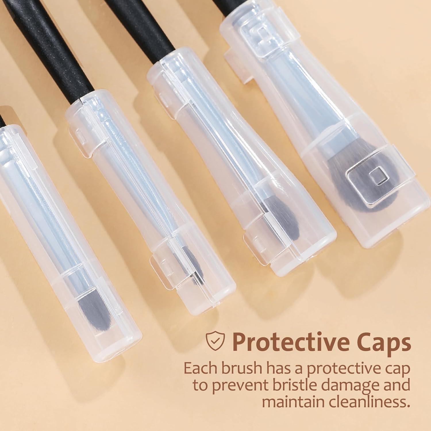 Conjunto de Brochas de Maquillaje ENERGY 4 Piezas para Ojos