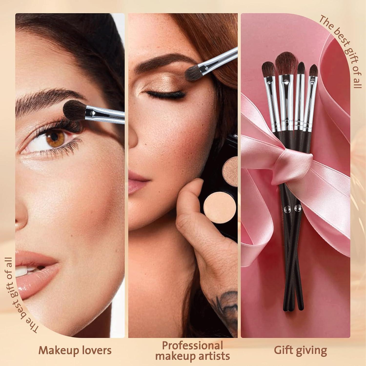 Conjunto de Brochas de Maquillaje ENERGY 4 Piezas para Ojos