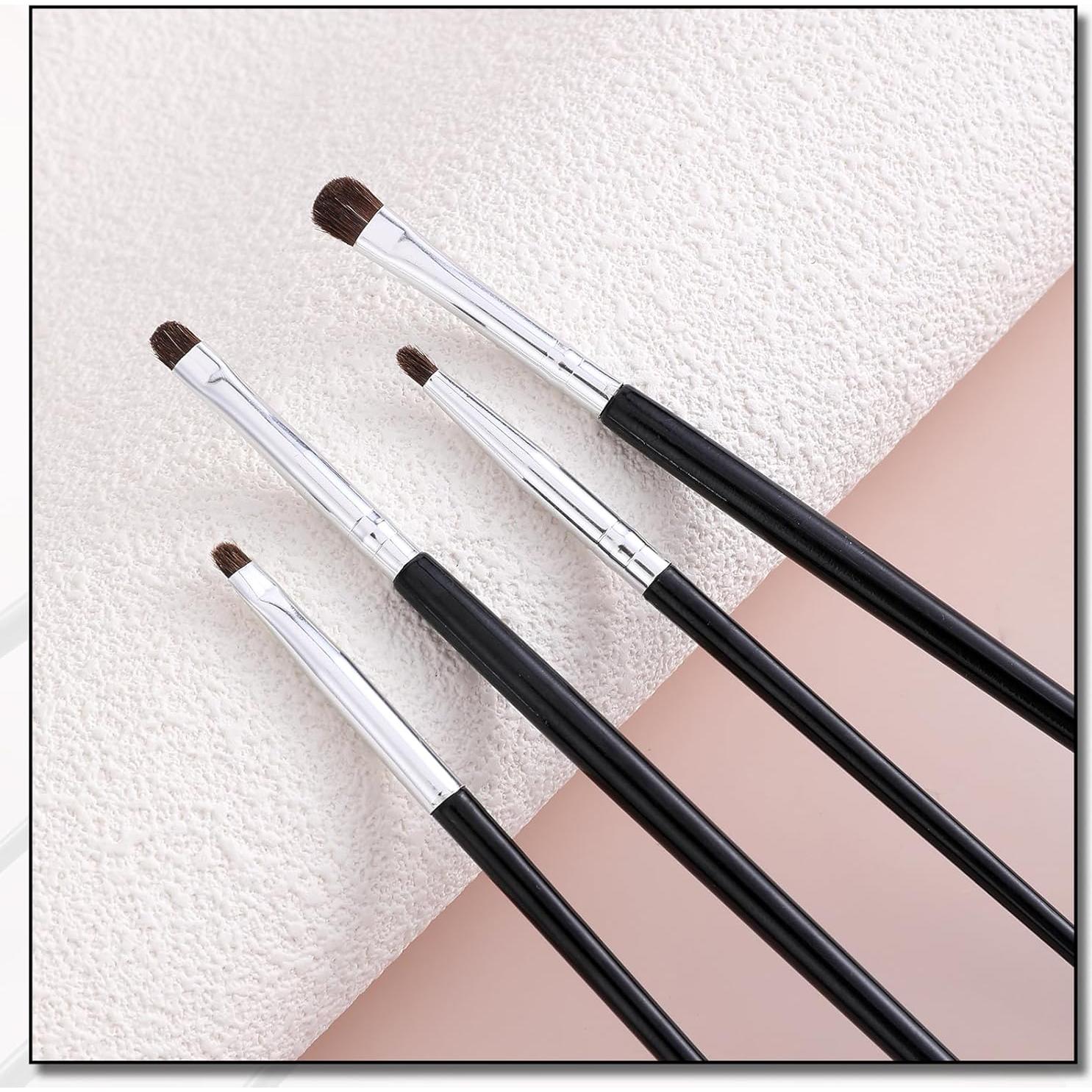 Set de 8 Brochas de Maquillaje Ptwola para Ojos - Alta Calidad