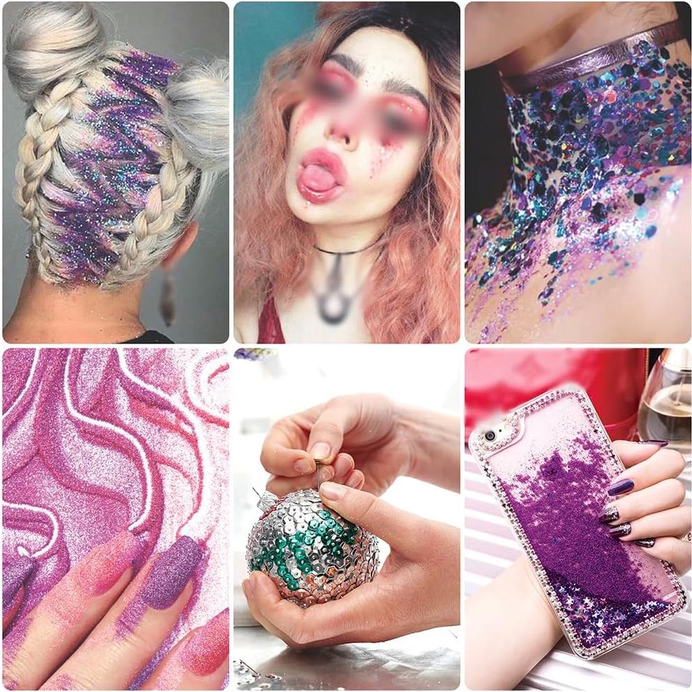 Polvo de Maquillaje Facial Brillante UUYYEO - 8 Colores