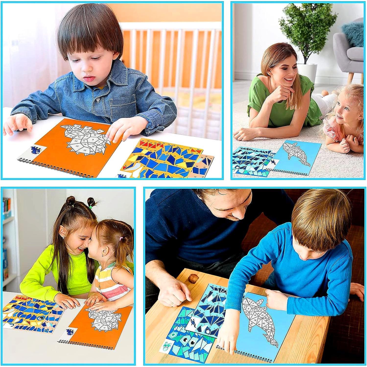 Paquete de 5 Libros de Pintura con Stickers TPQKA para Niños