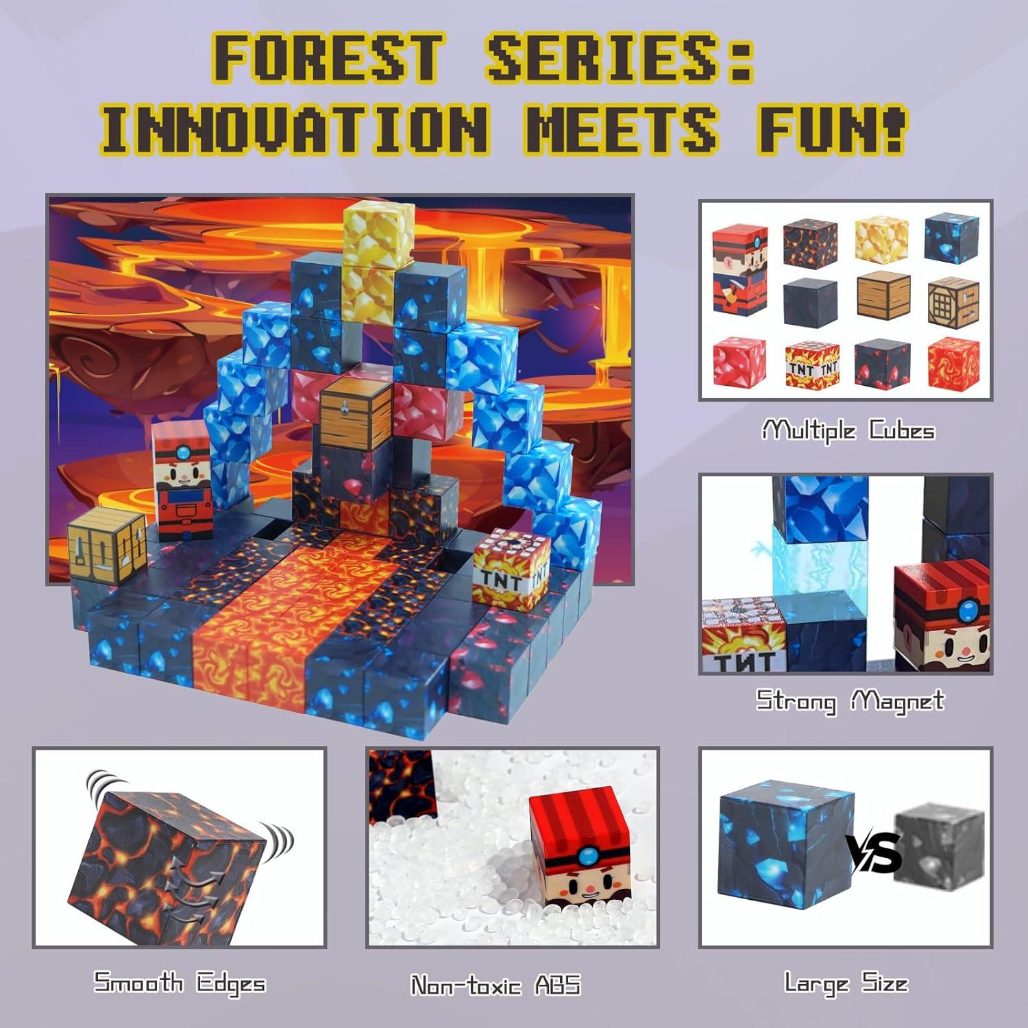 Bloques Magnéticos Plintone - Set de Construcción Aventura 20x8x16cm