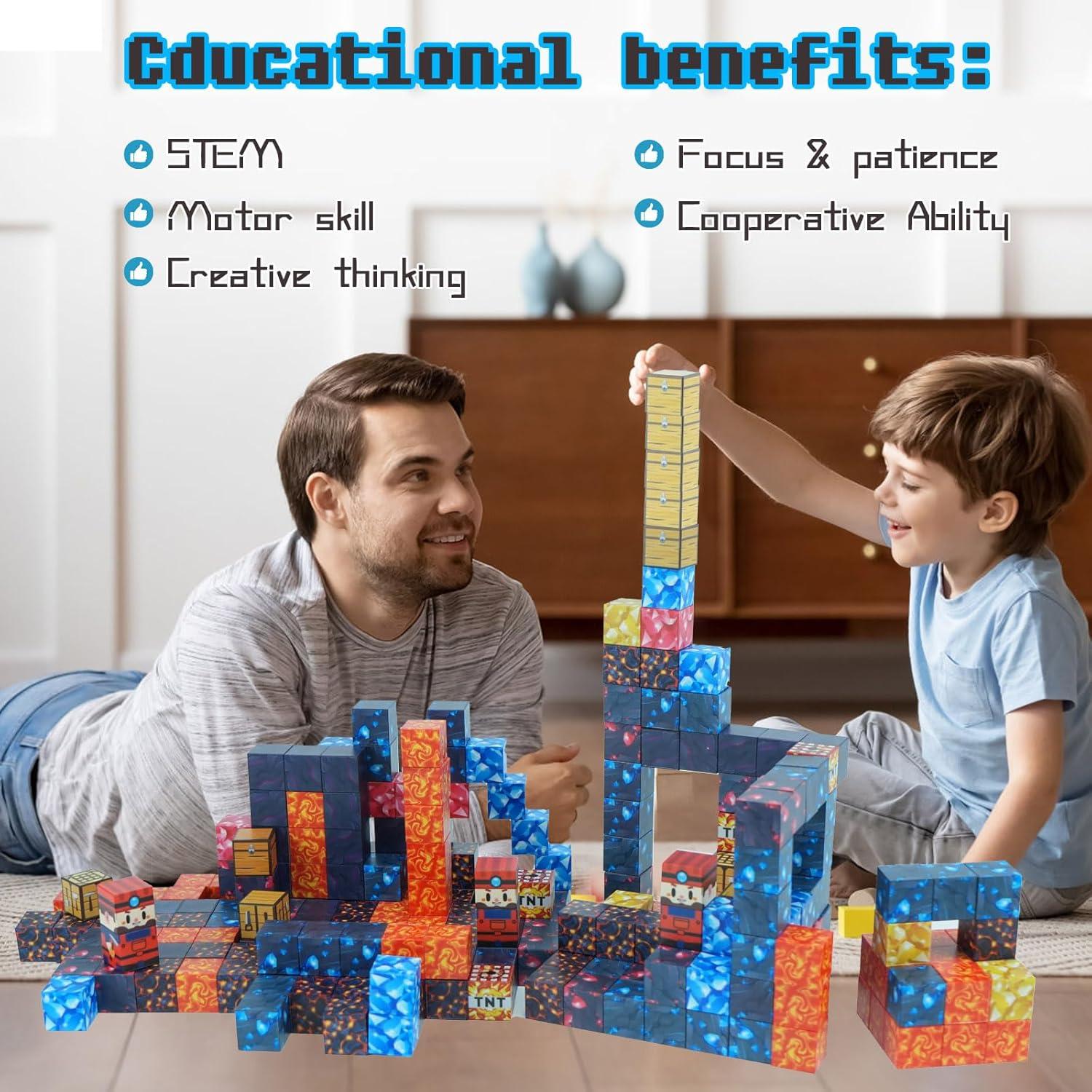 Bloques Magnéticos Plintone - Set de Construcción Aventura 20x8x16cm