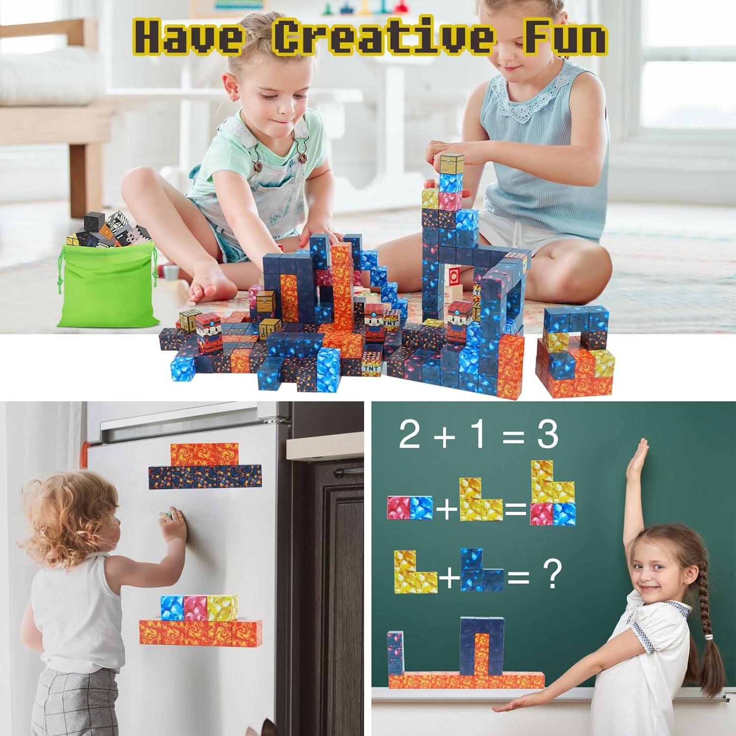 Bloques Magnéticos Plintone - Set de Construcción Aventura 20x8x16cm