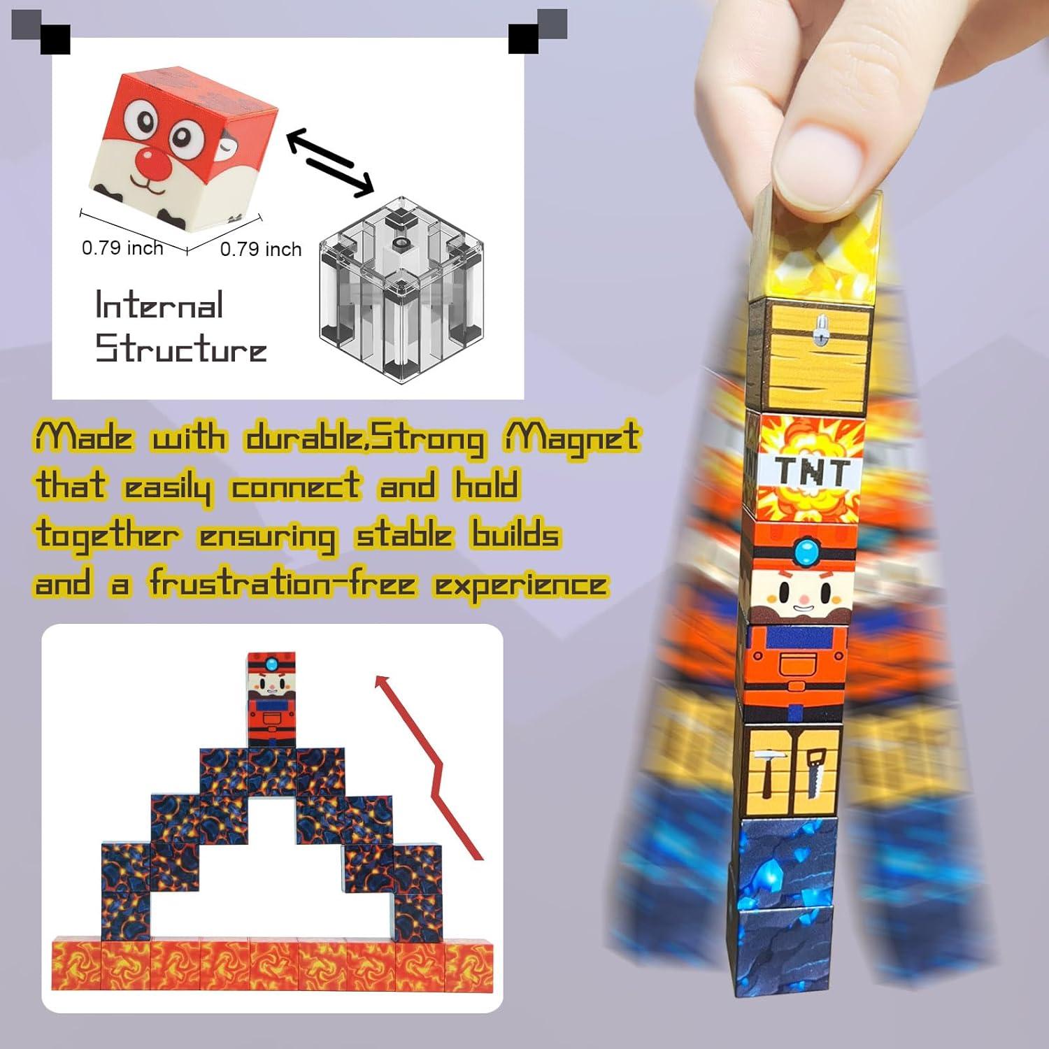 Bloques Magnéticos Plintone - Set de Construcción Aventura 20x8x16cm