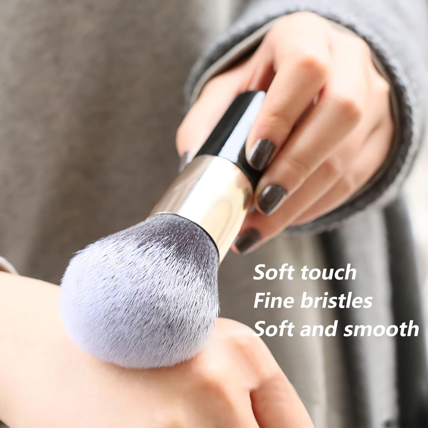 Set de Brochas de Maquillaje de Viaje Gzshiruidi - Negro