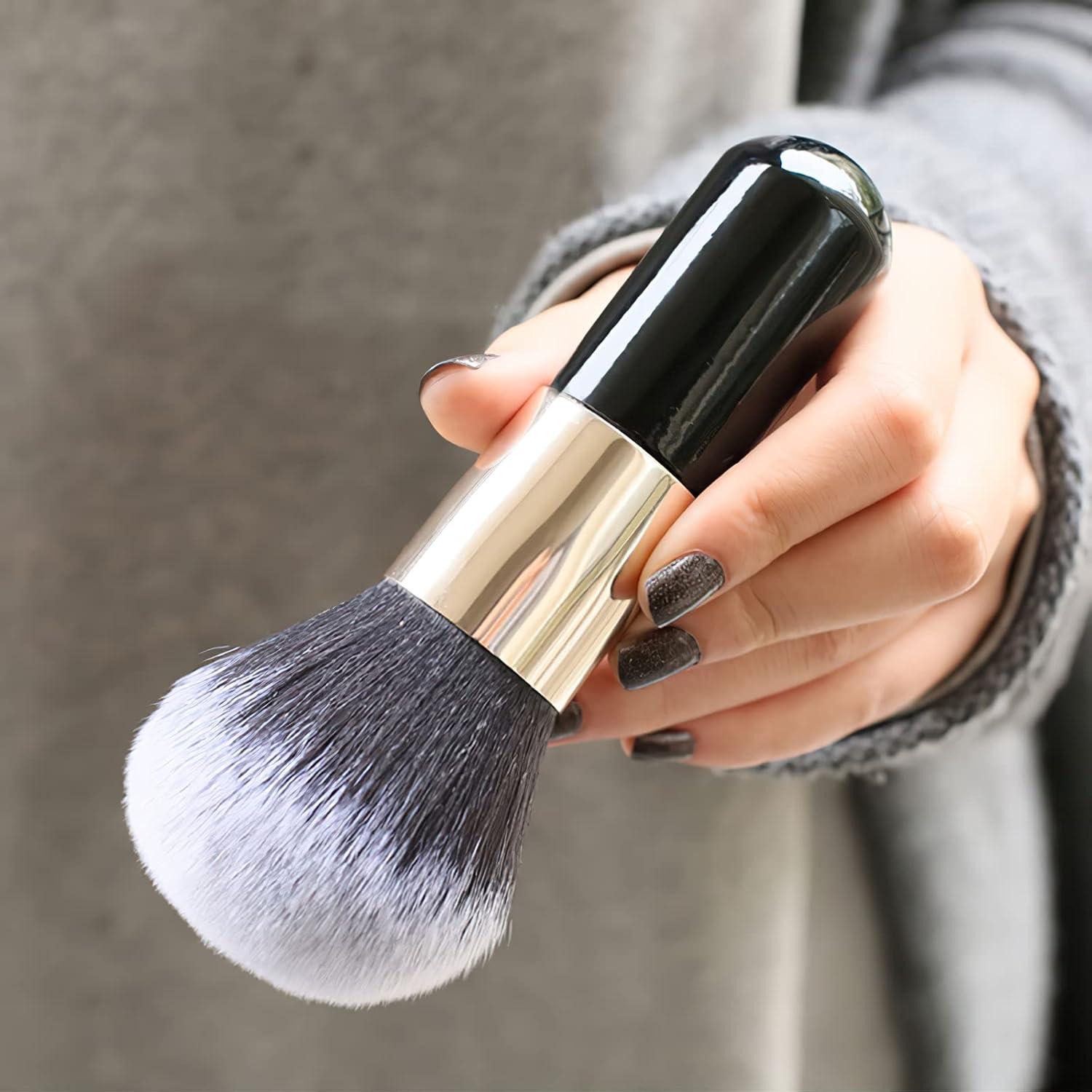 Set de Brochas de Maquillaje de Viaje Gzshiruidi - Negro