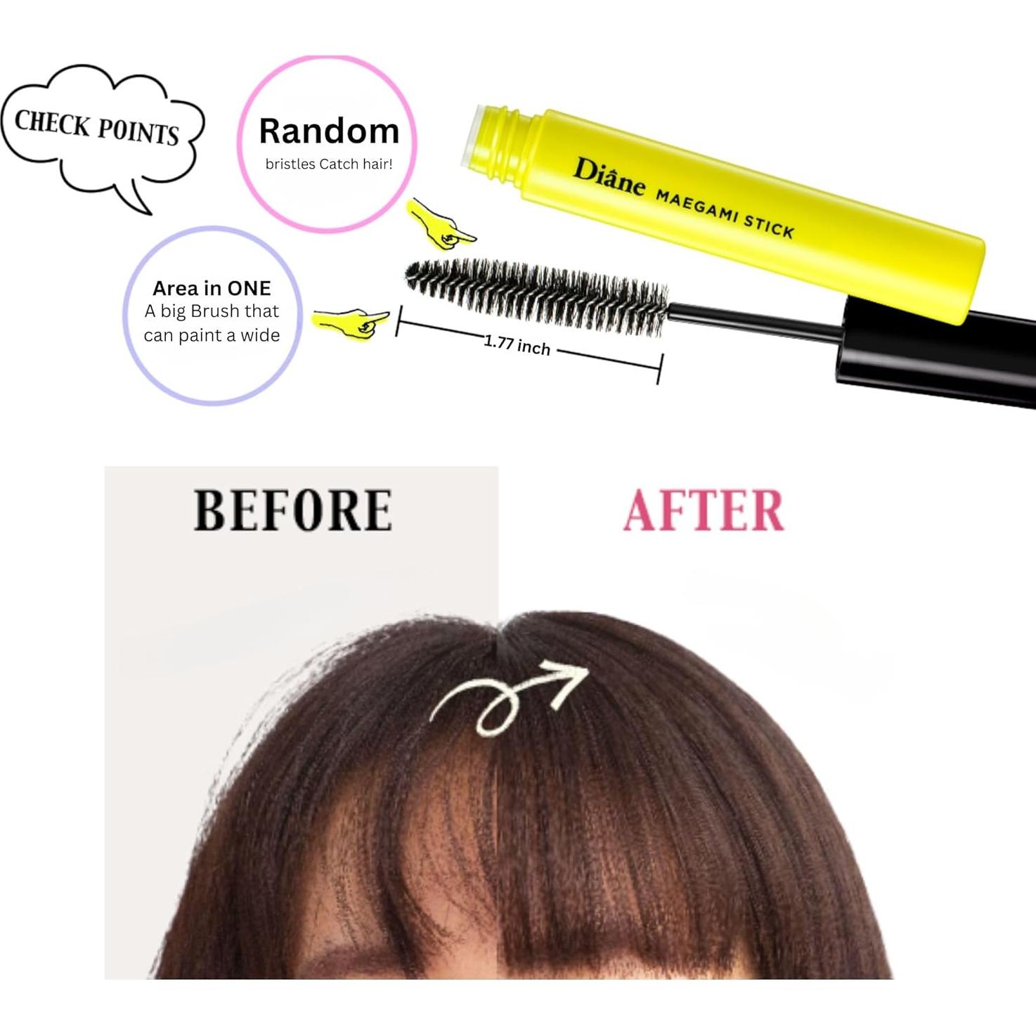 Gel de Estilo Natural Moist Diane Maegami 10ml para Cabello