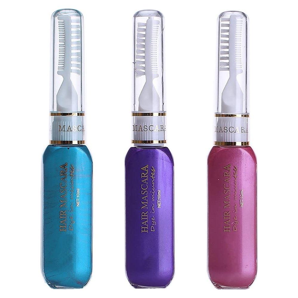 Tinte Temporal para Cabello Liasun - Azul, Morado y Rosa