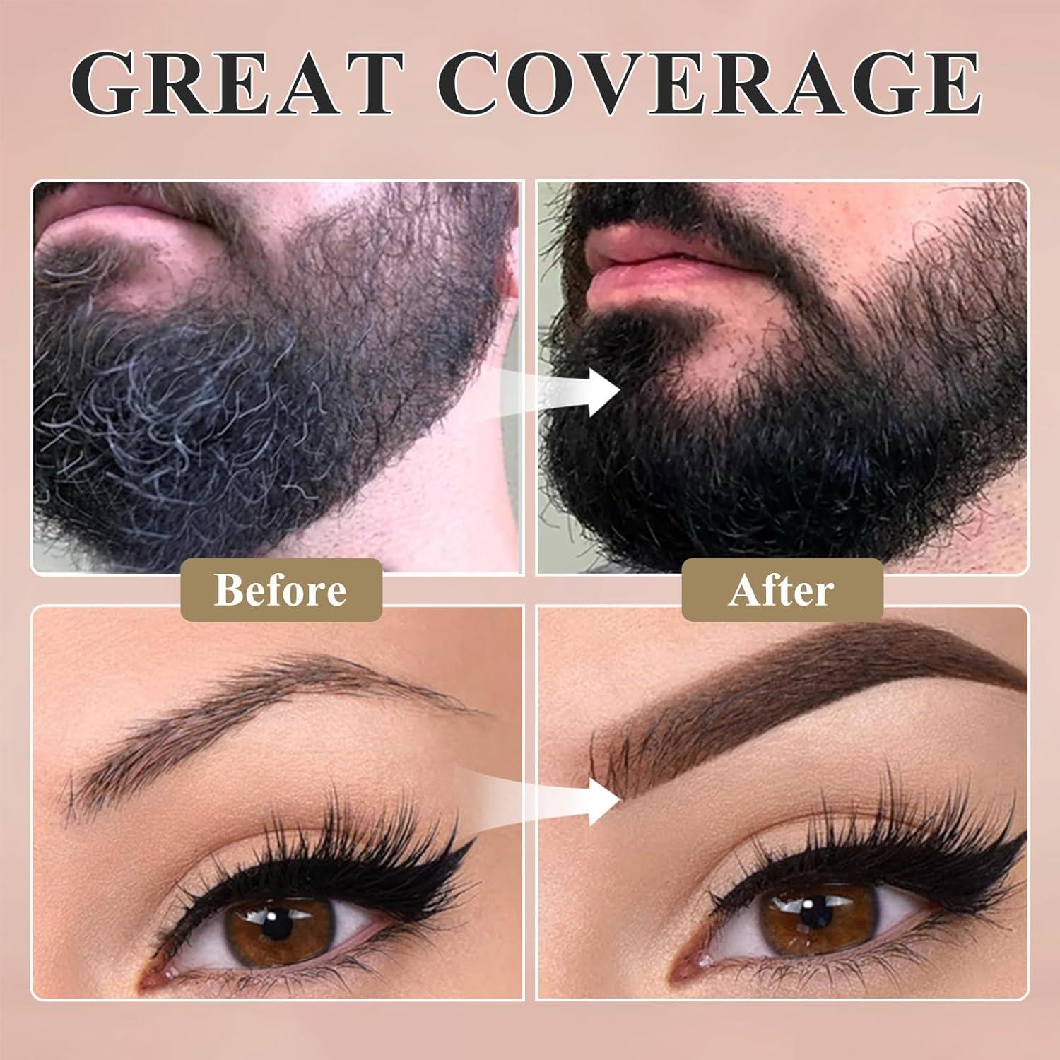 Polvo Húmedo para Cabello SOVONCARE 8 g Marrón Oscuro - Cobertura Canas