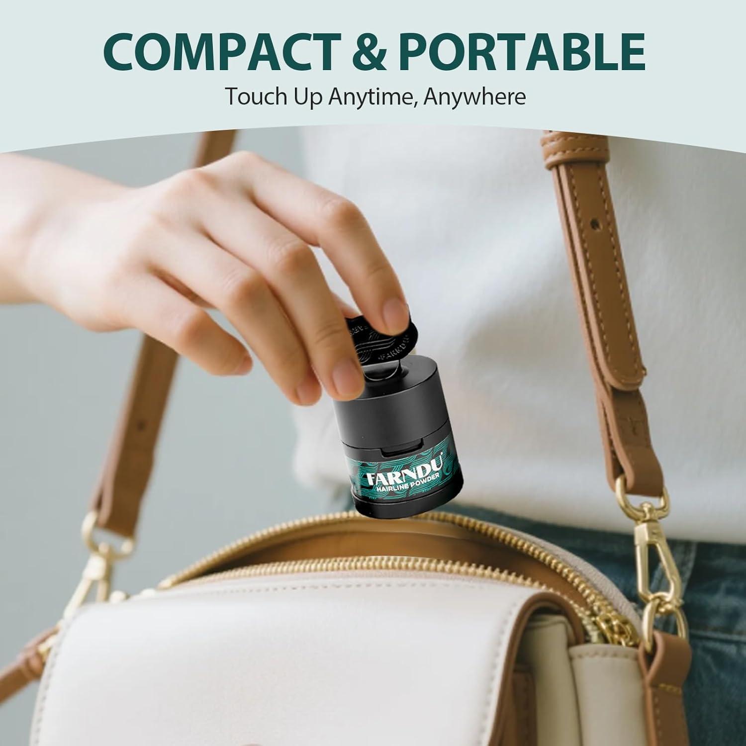 Polvo Corrector de Color para Cabello Farndu 12g Negro