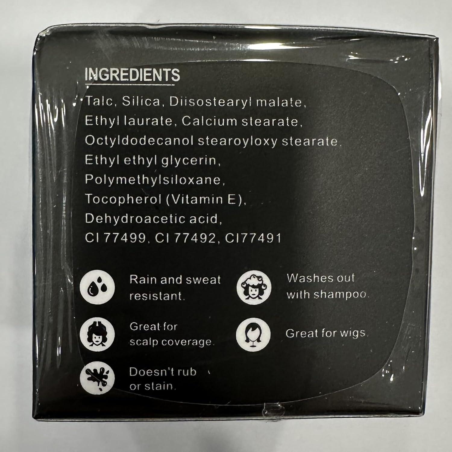 Polvo Retoque Raíces Mifeloy Gris Oscuro 32g - Cobertura Instantánea