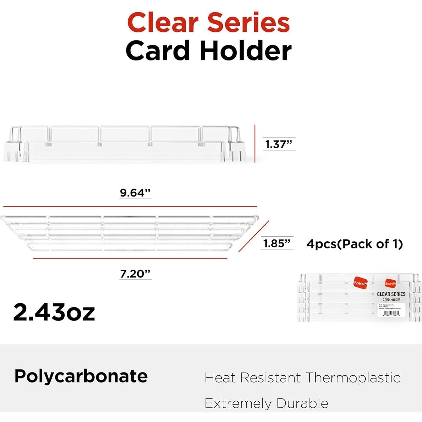Soportes para Cartas de Juegos de Mesa BoardM 4 Piezas