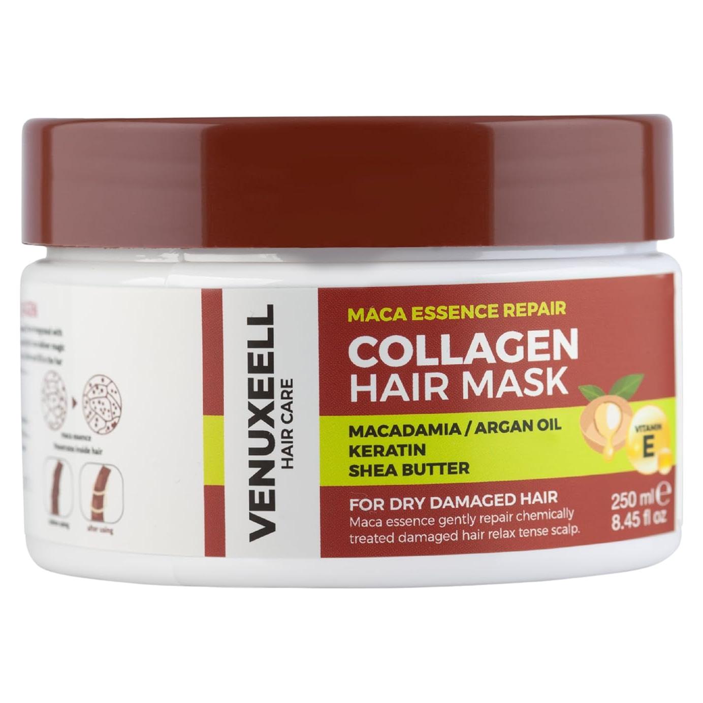 Mascarilla Acondicionadora Venuxeell 240g - Colágeno y Aceite de Argán
