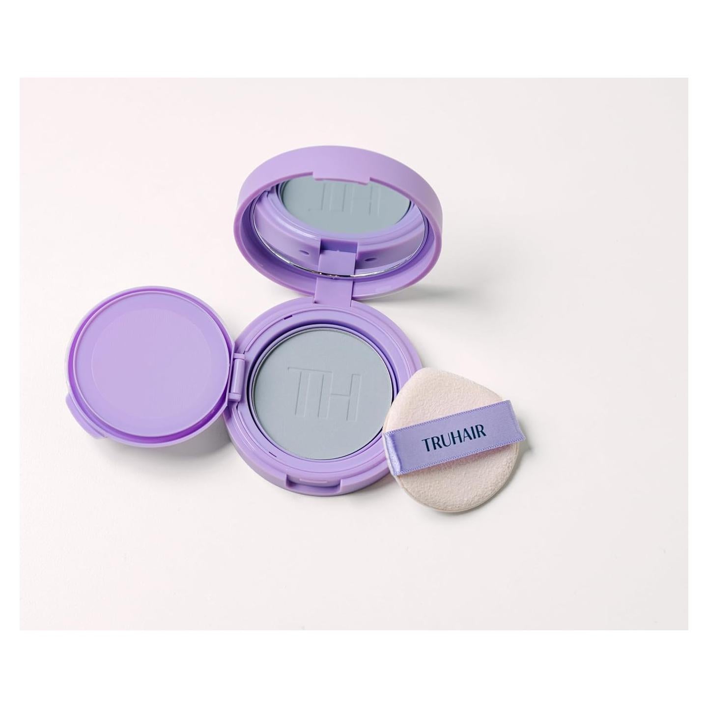 Polvo Compacto Prensado TRUHAIR para Raíces Canosas 10g Gris