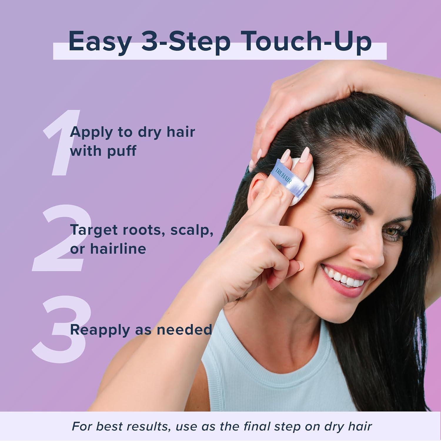 Polvo Compacto Prensado TRUHAIR para Raíces Canosas 10g Gris