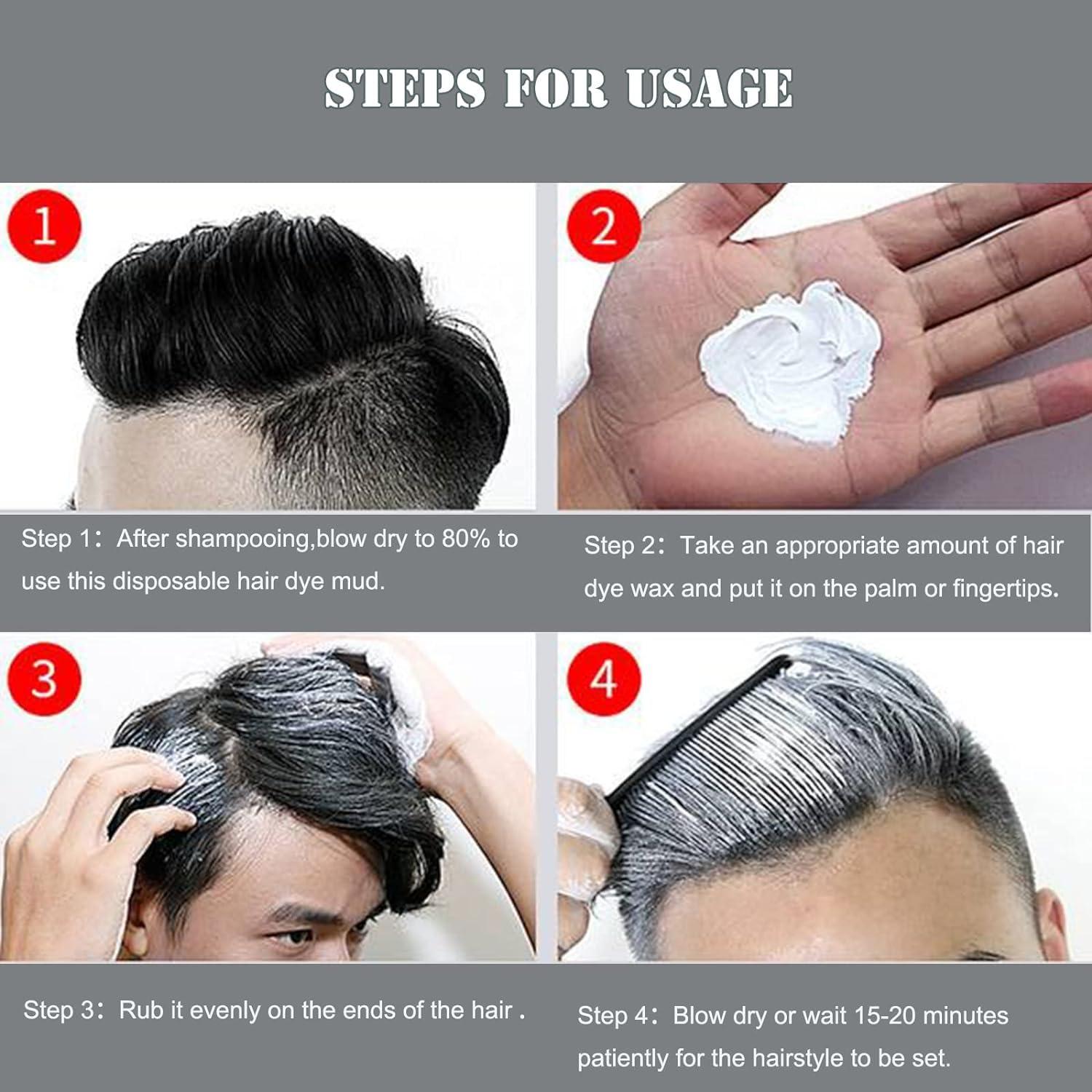 Cera de Color Blanco Temporal para Cabello HTRUIYA 120g