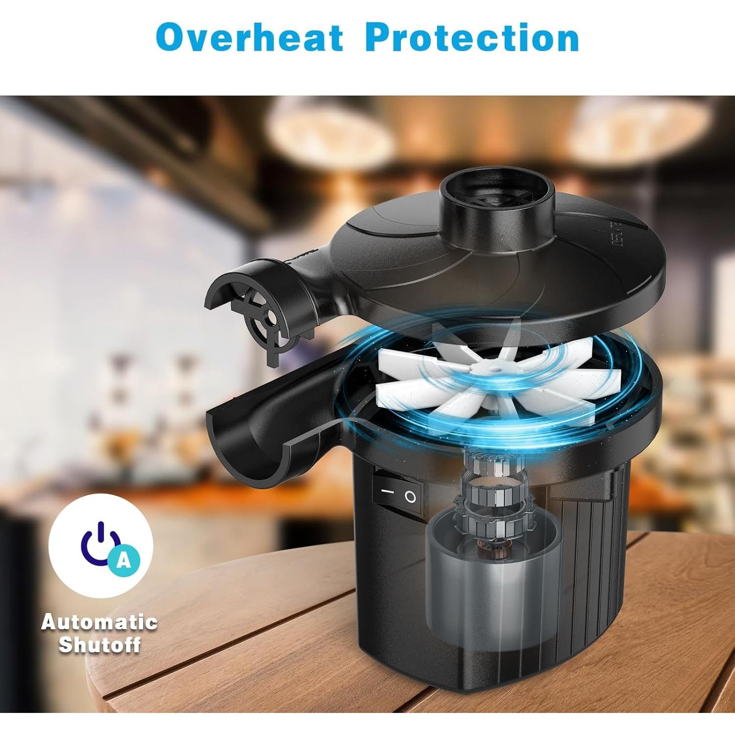 Bomba de Aire Eléctrica Motorenbau 440L/min 3 Boquillas