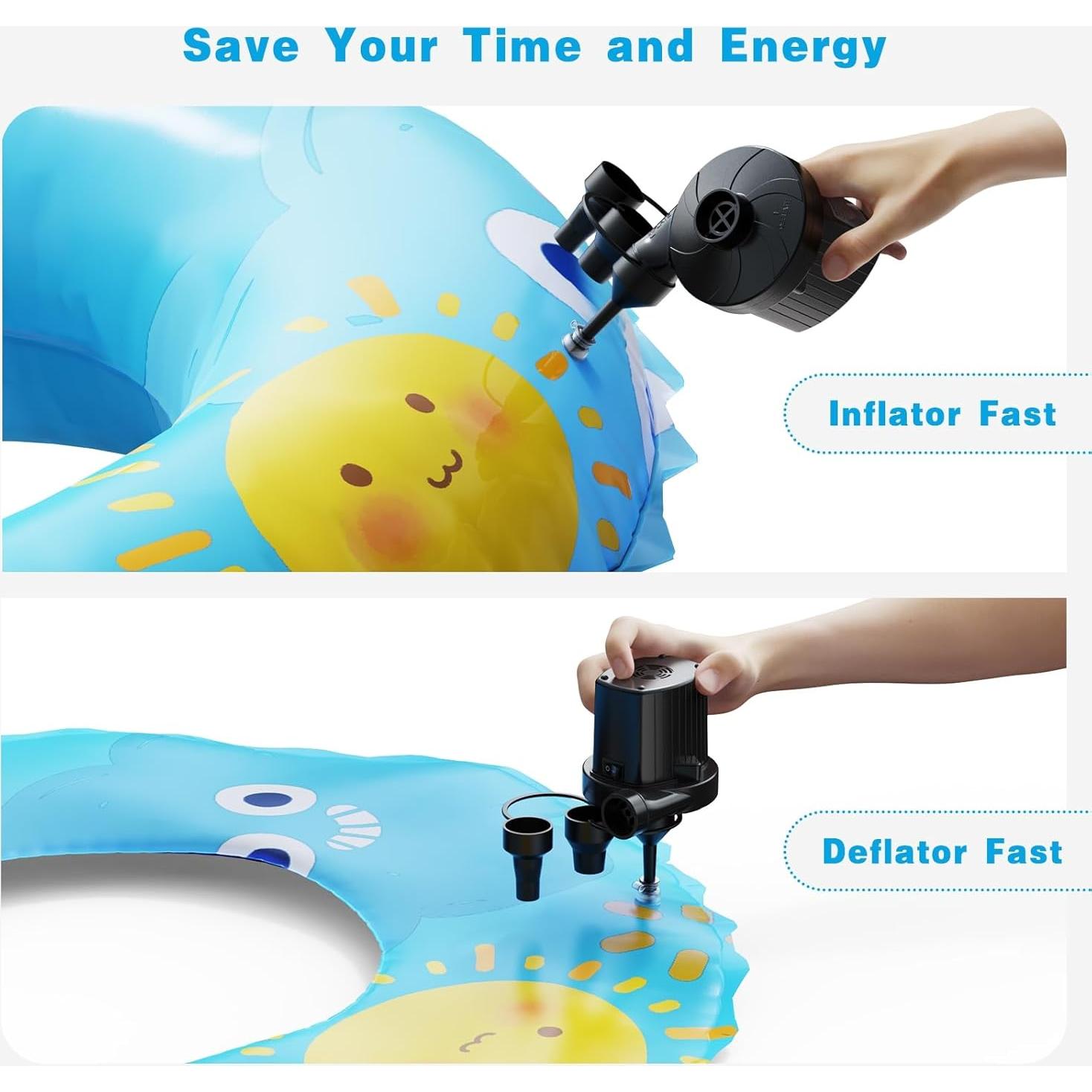 Bomba de Aire Eléctrica Motorenbau 440L/min 3 Boquillas