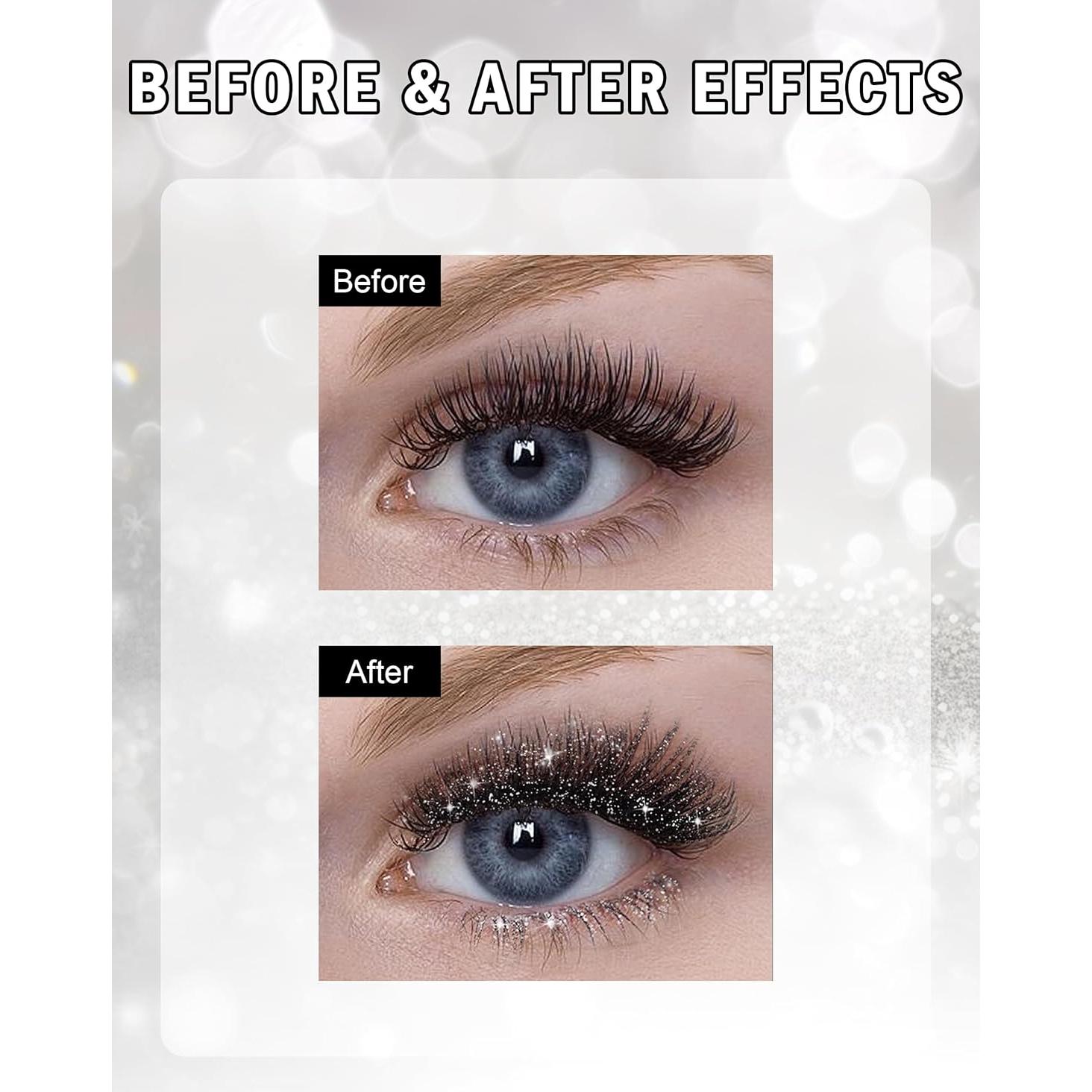 Máscara de Brillo Jutqut Plateada - Voluminizadora y a Prueba de Agua