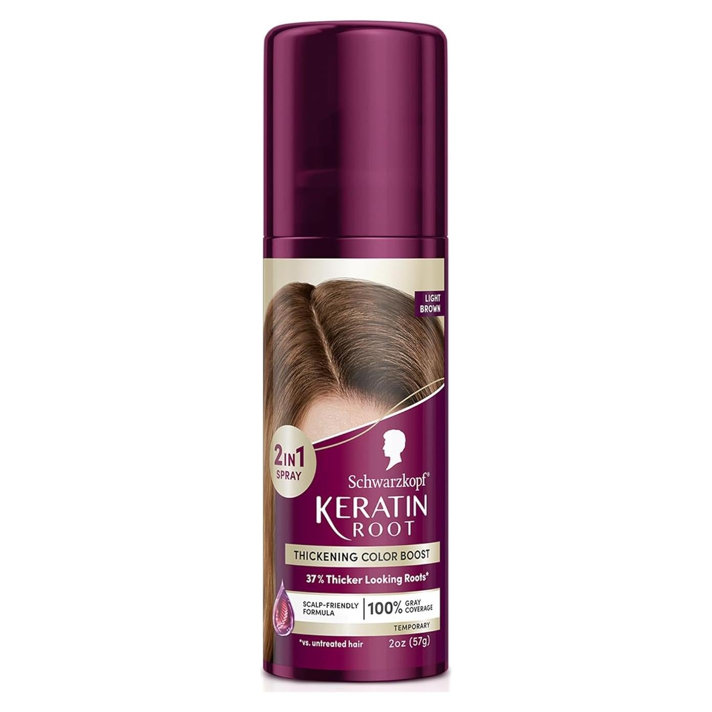 Spray de Color Temporal Schwarzkopf 59 ml Marrón Claro