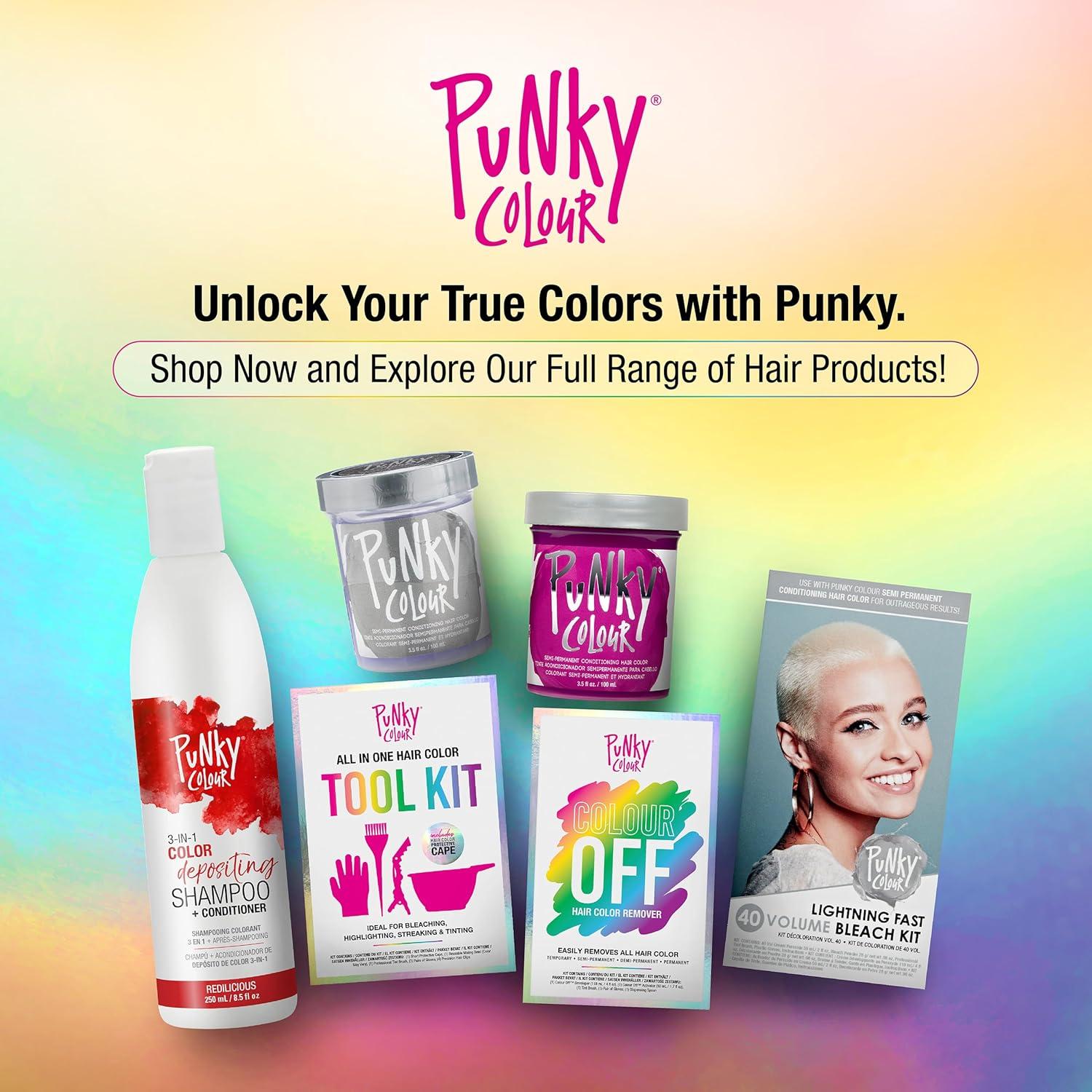 Kit Removedor de Tinte para Cabello Punky Colour Off - Todo en Uno