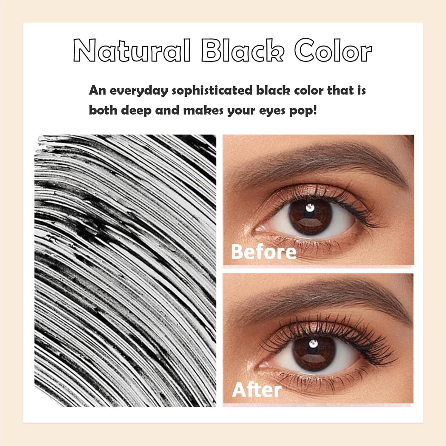 Máscara de Pestañas 3D Loobexery Negra Lavable 11.91cm