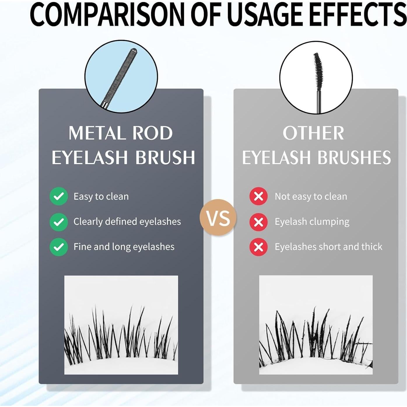 Máscara de Pestañas Lavable FREEORR - Varita de Hierro Marrón