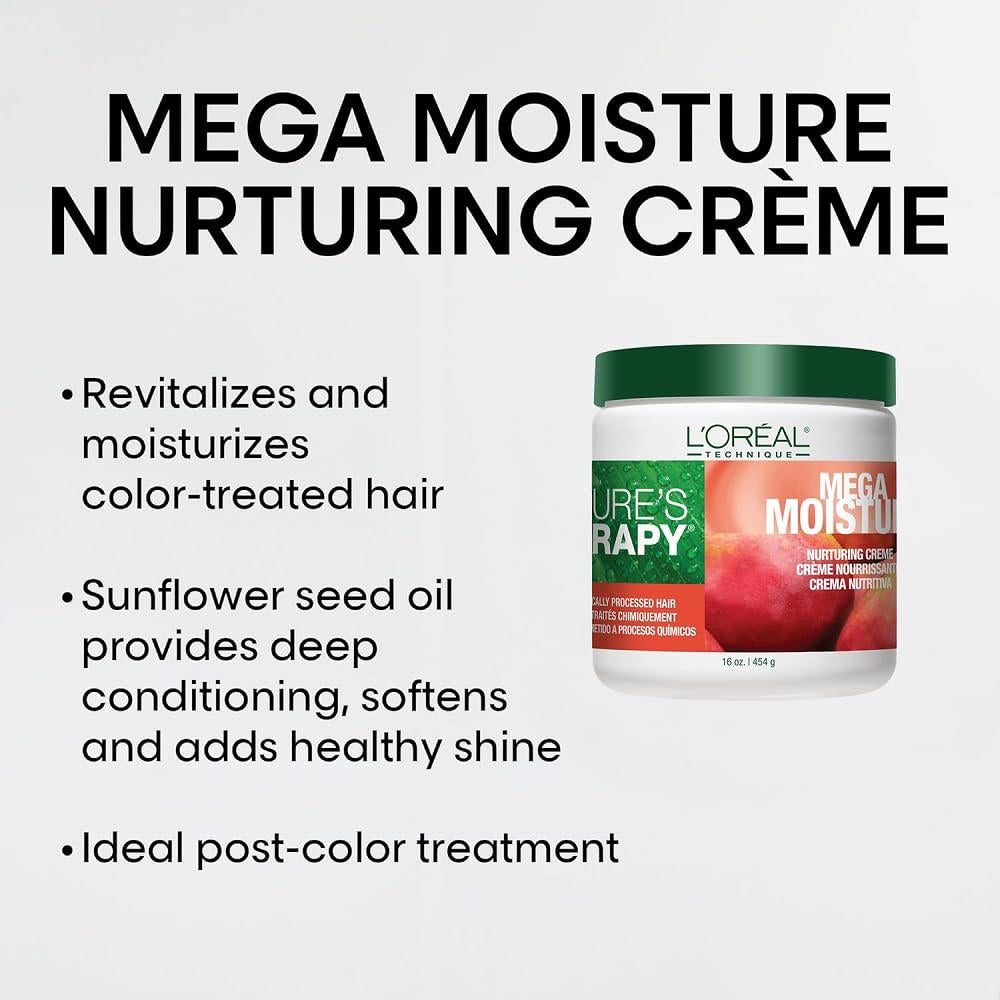 Crema Hidratante Mega Nature's Therapy L'Oreal 453.6 g