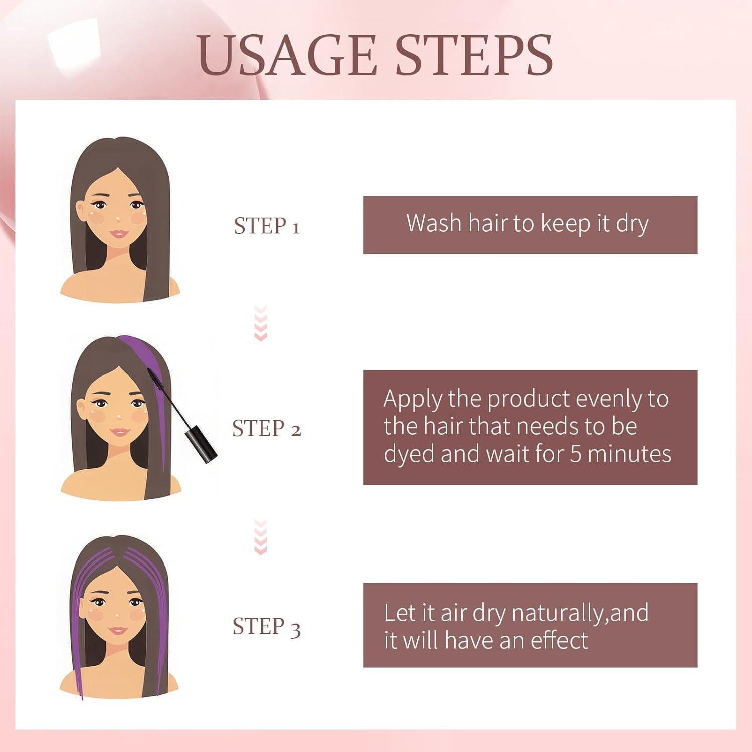 Máscara Capilar Temporal Seline Girl 8 Colores Vibrantes 20.7 ml