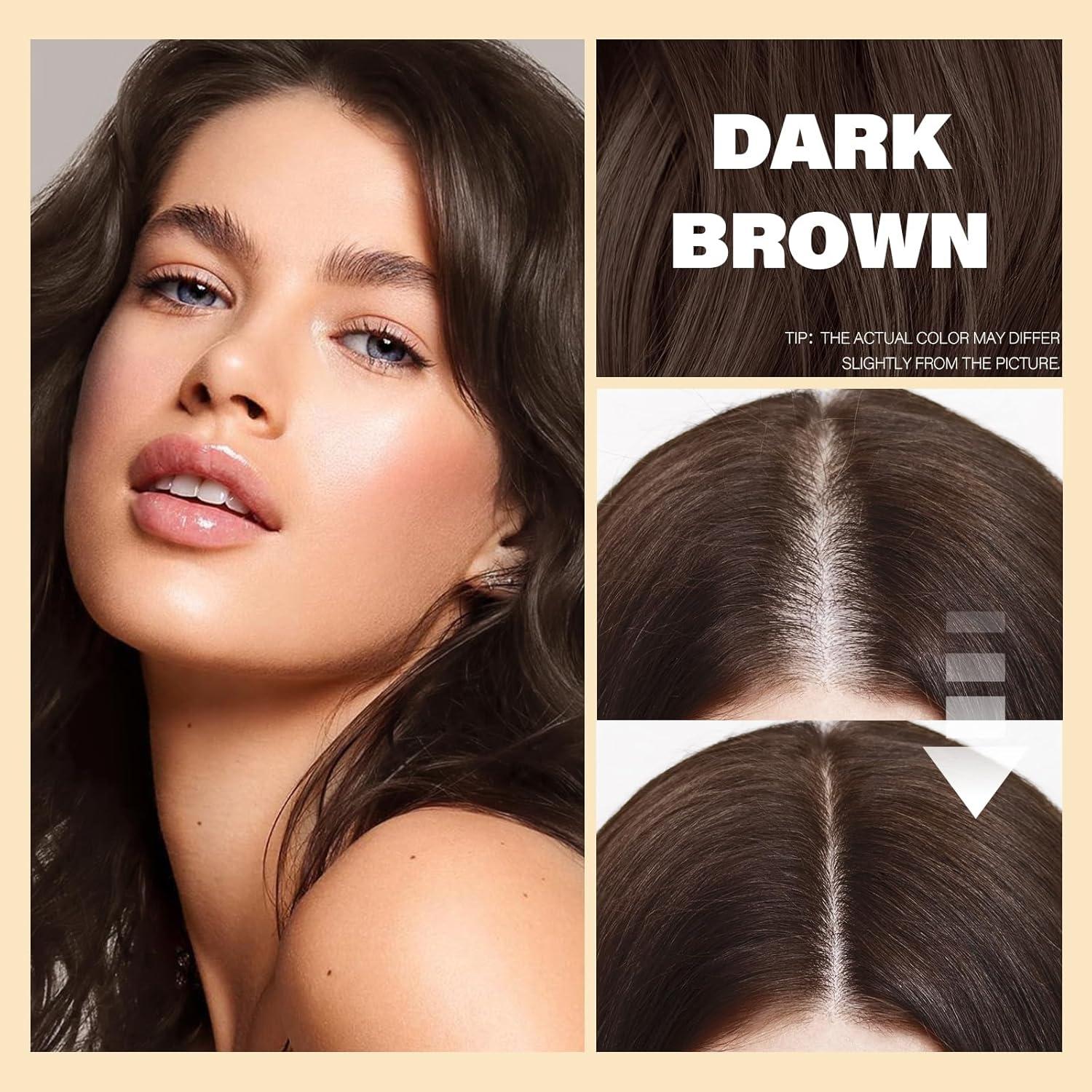 Polvo para Retoque de Raíces Azonbey 3.98g Marrón Oscuro