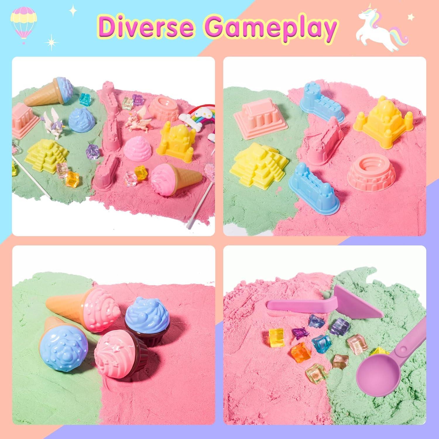 Kit de Arena Sensorial Unicornio Aliex 0.91 kg Juguetes