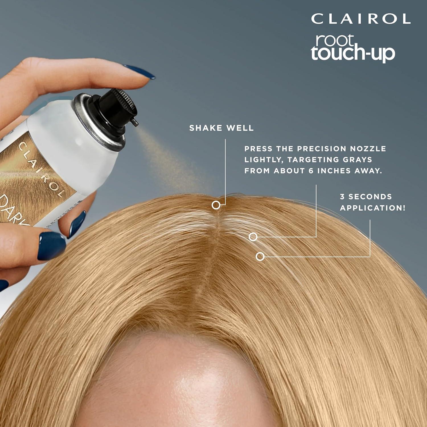 Spray Temporal Clairol Root Touch-Up Marrón Claro 104g