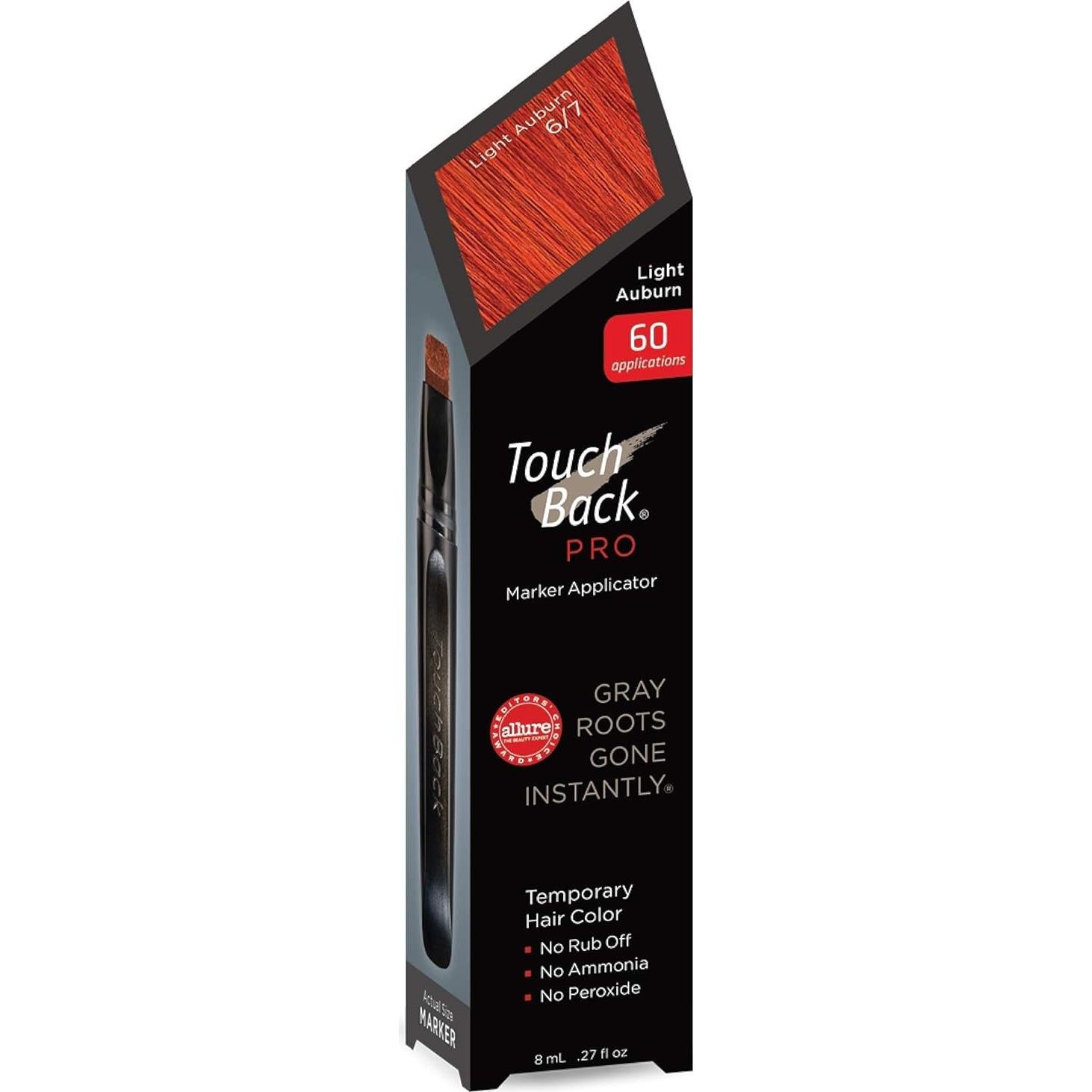 TouchBack PRO Tinte Aplicador Auburn Gris Raíces - Color Real