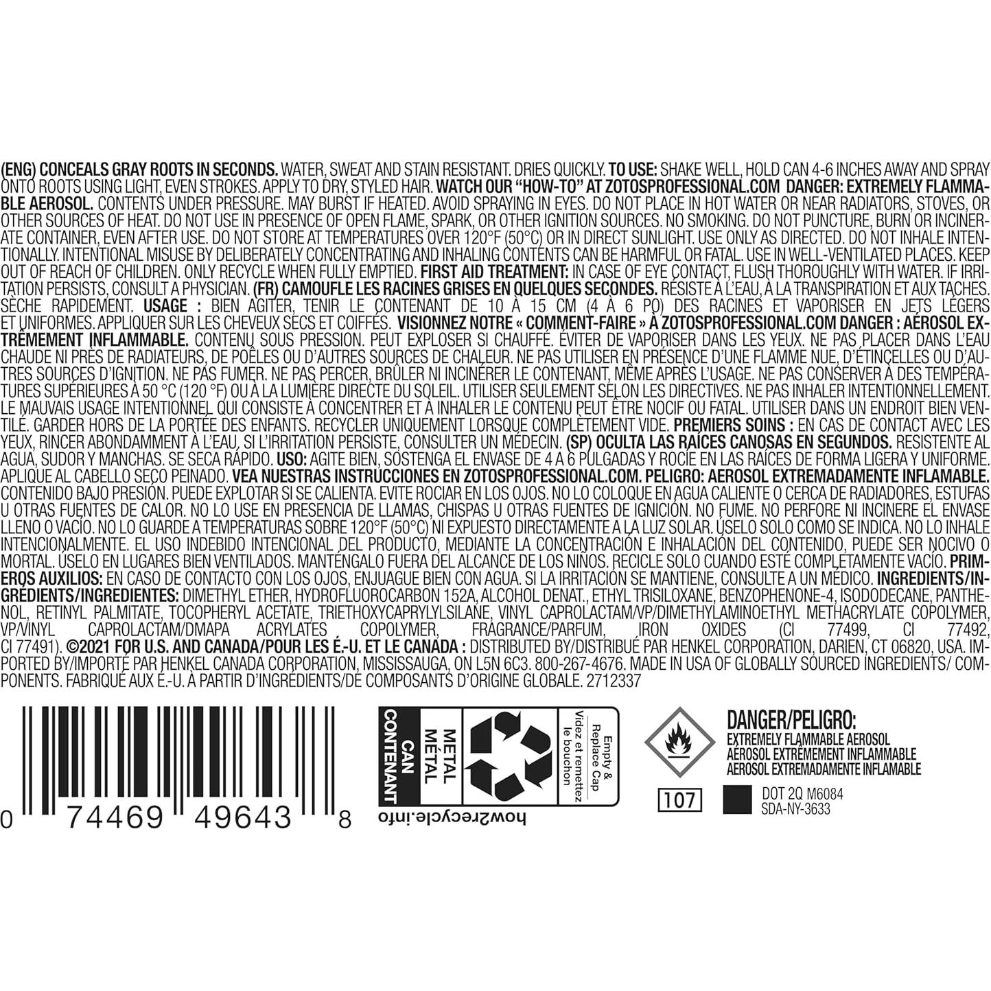 Spray Corrector Temporal de Canas AGEbeautiful 59ml